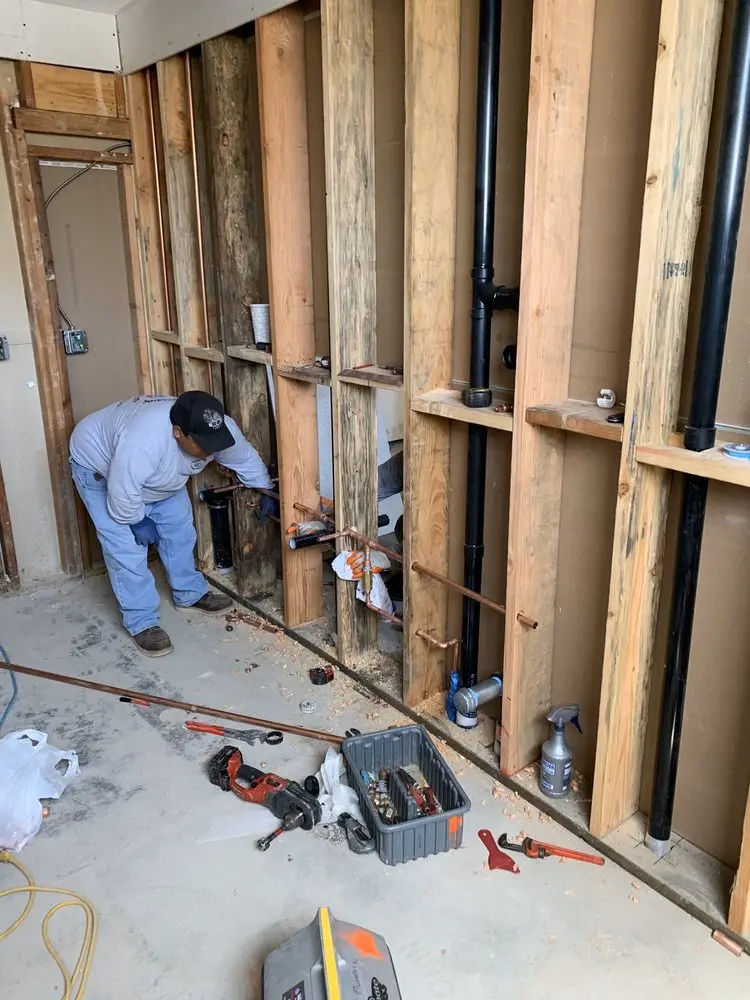 Commercial rough-in plumbing for Trenchless Sewer Repair in Granbury